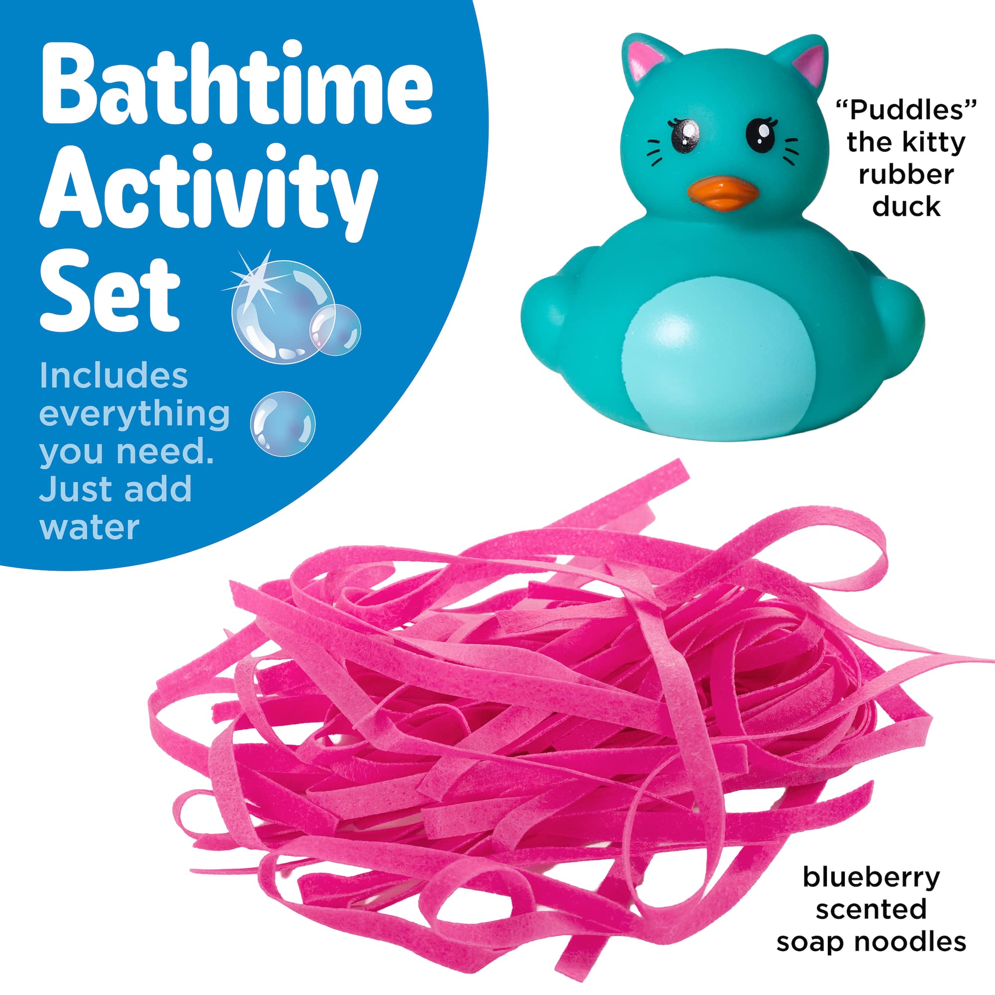 Creativity for Kids® Soap Noodles Puddles the Kitty Bathtub Kit